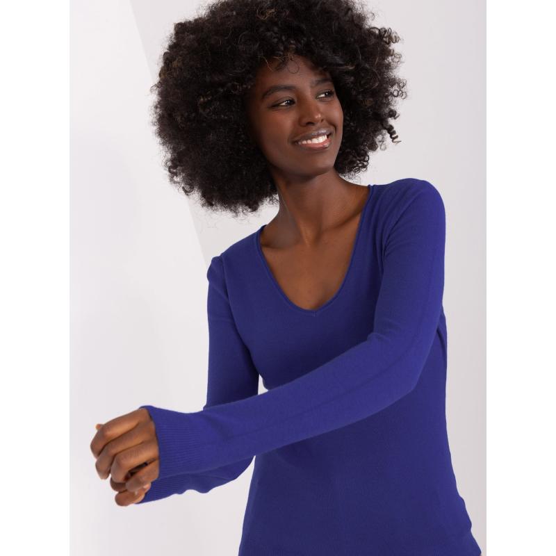 Női viszkóz pulóver MIONAS kobalt színben
