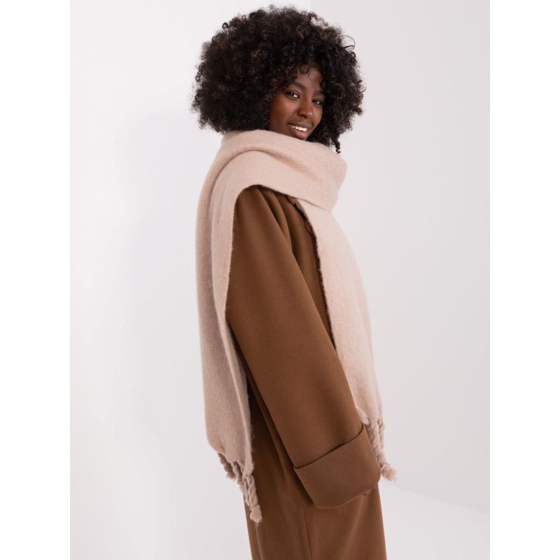 Női sál BIR sötét bézs