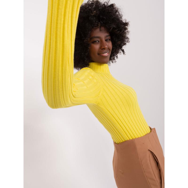 Dámský svetr s viskózou ZEB žlutý