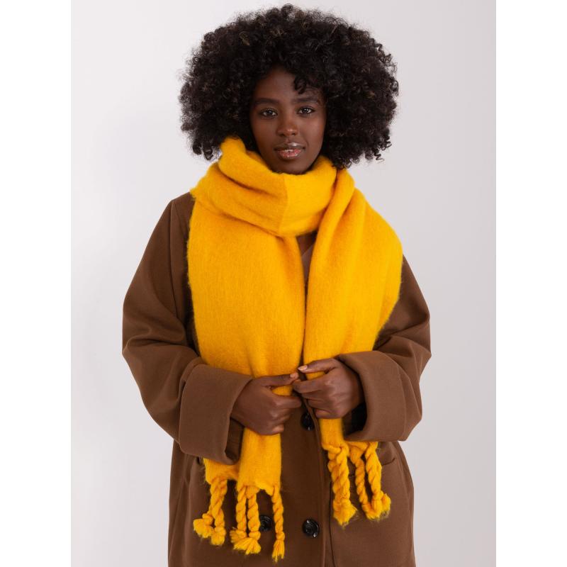 Dámská šála ORIS tmavě žlutá 