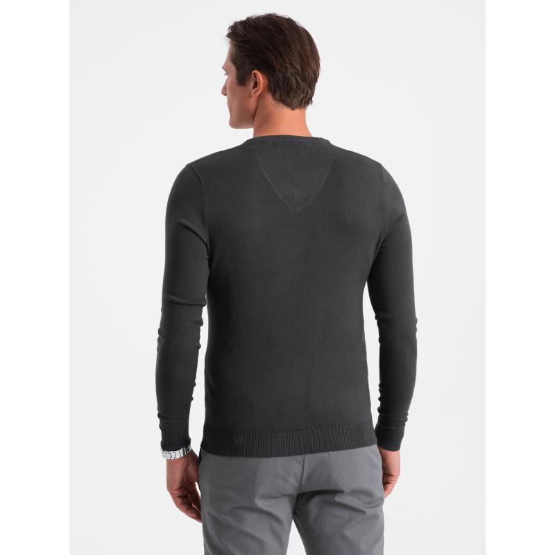 Férfi V17 OM-SWBS-0107 grafit színű pulóver