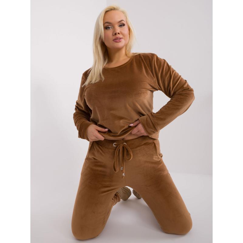 Dámský komplet JEANNE světle hnědý 