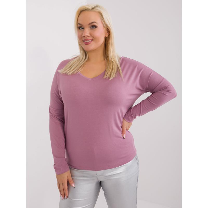 Női plus size blúz ELISA rózsaszín