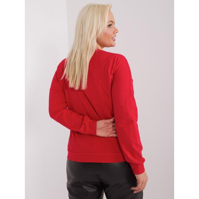 Dámská halenka plus size DAE červená  