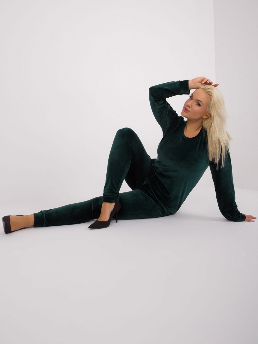 Dámska súprava JEANNE tmavozelená