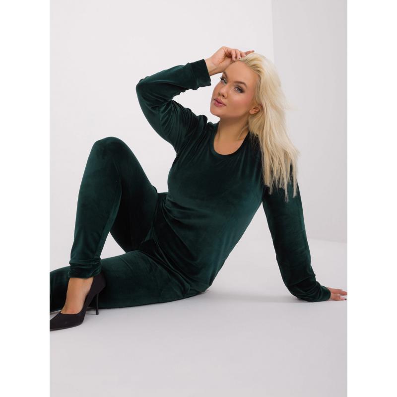 Dámský komplet JEANNE tmavě zelený 