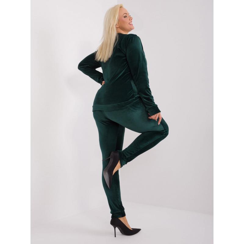 Dámský komplet JEANNE tmavě zelený 