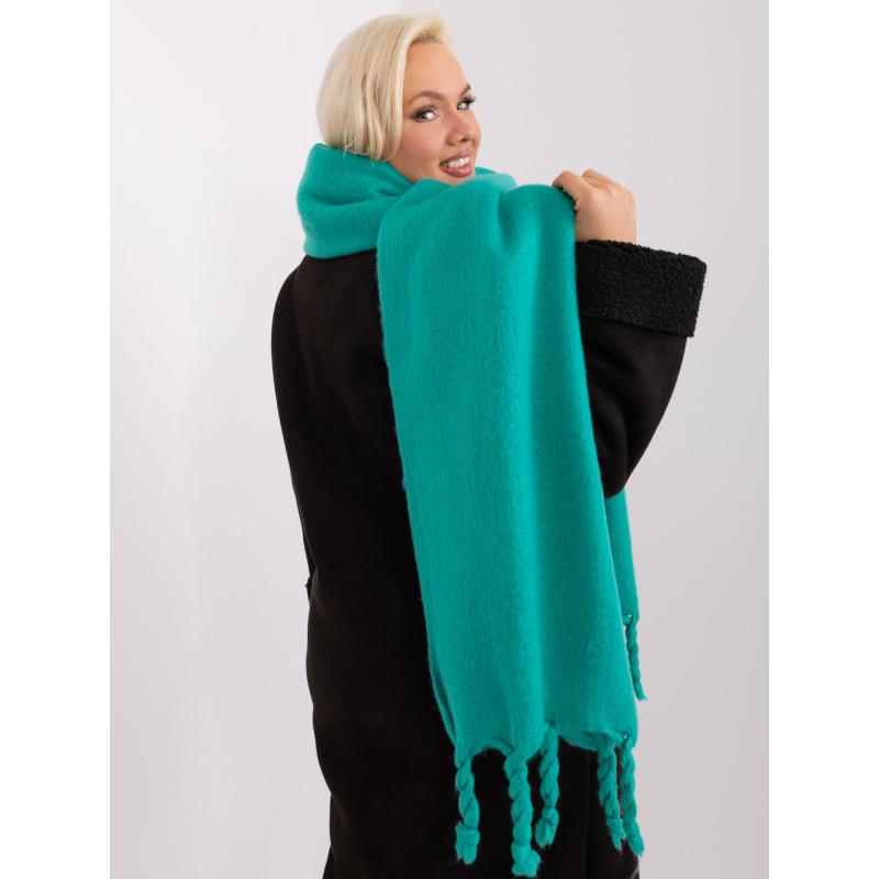 Dámská šála se střapci DAC tyrkysová 