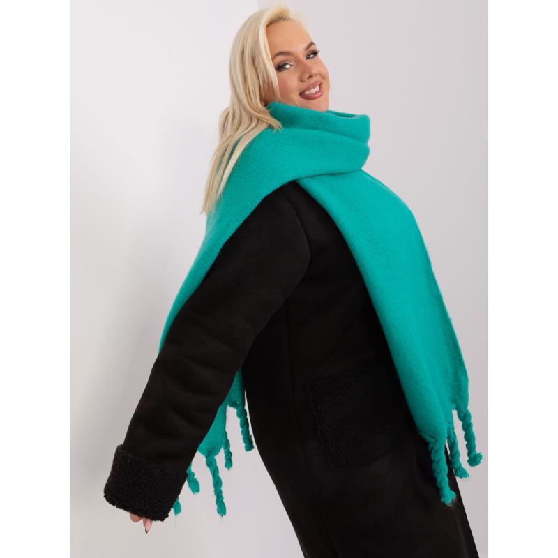 Dámská šála se střapci DAC tyrkysová 