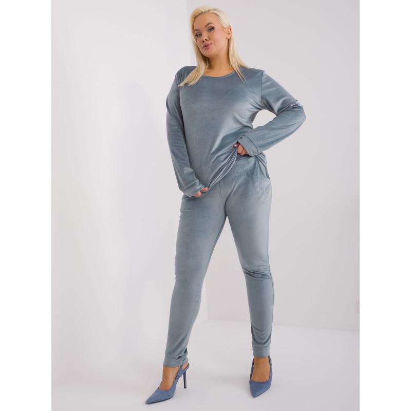 Dámský komplet JEANNE šedomodrý