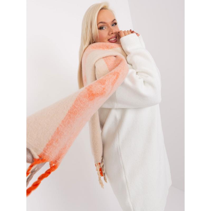 Női mintás sál FEB világosszürke