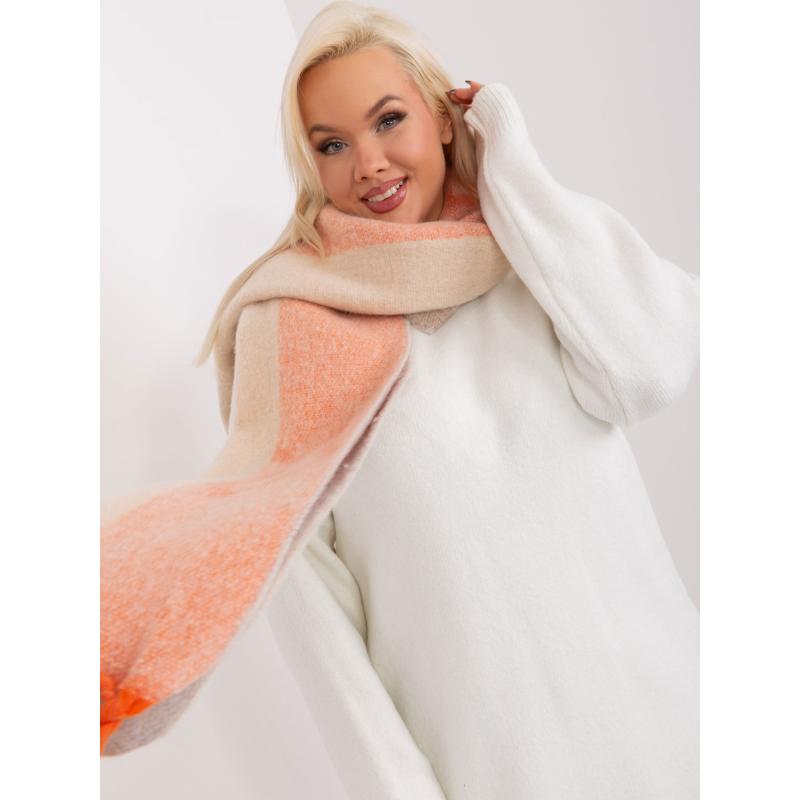 Női mintás sál FEB világosszürke