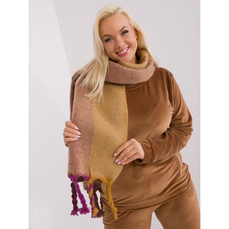 Dámská šála pro ženy ETO tmavě žlutá