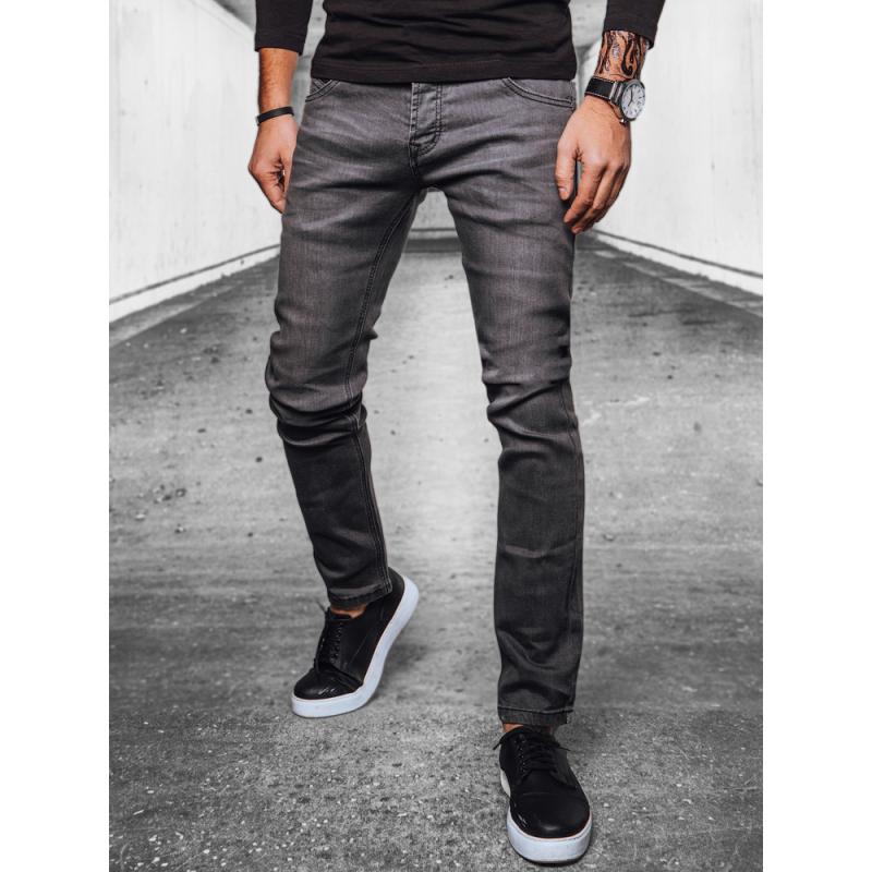 Pánské džínové kalhoty ILLA šedé