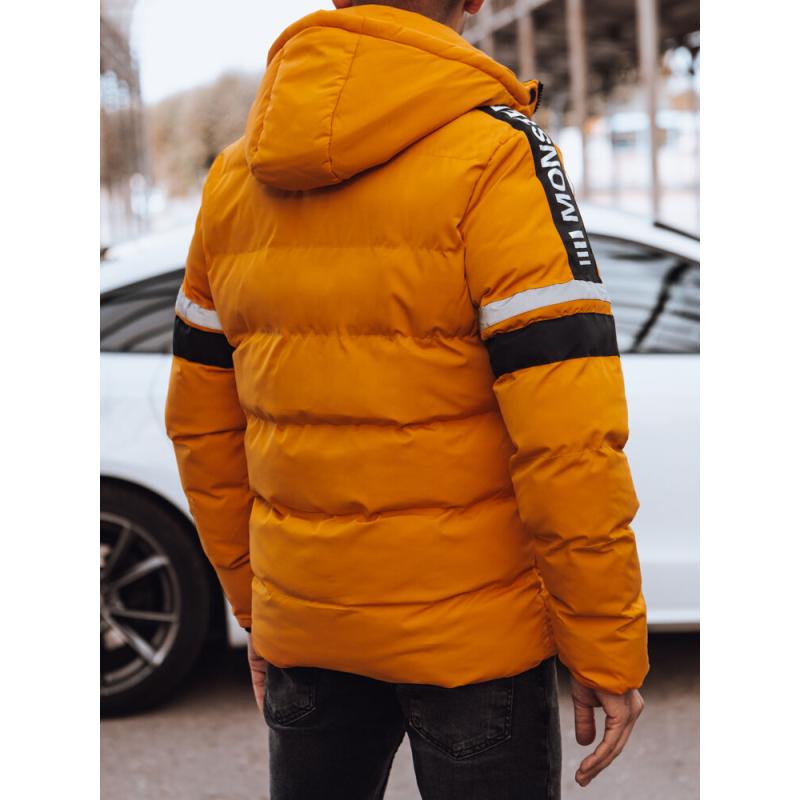 Pánská prošívaná zimní bunda BELA žlutá