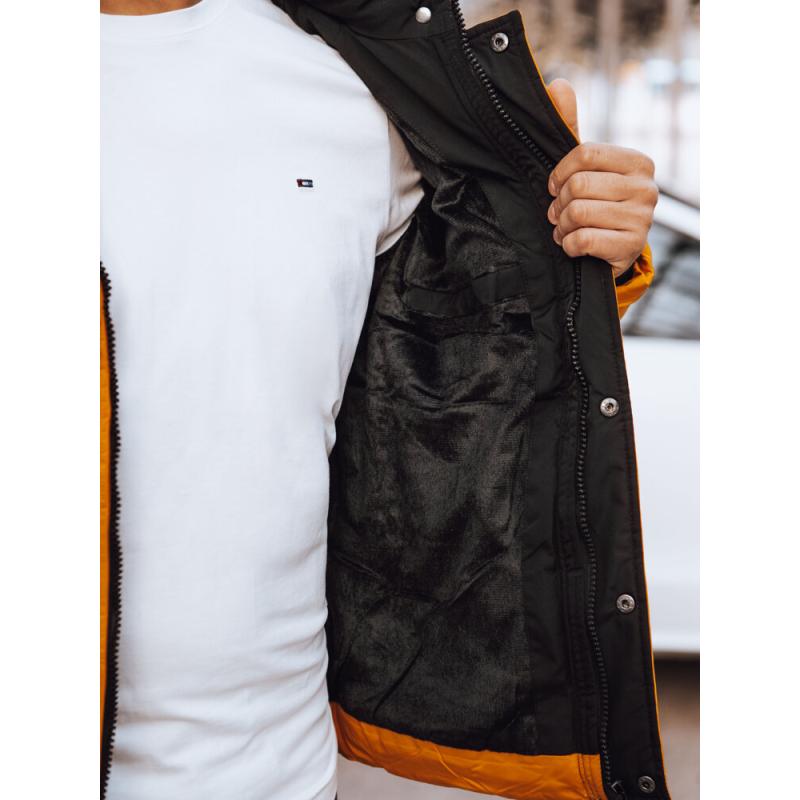 Pánská prošívaná zimní bunda BELA žlutá