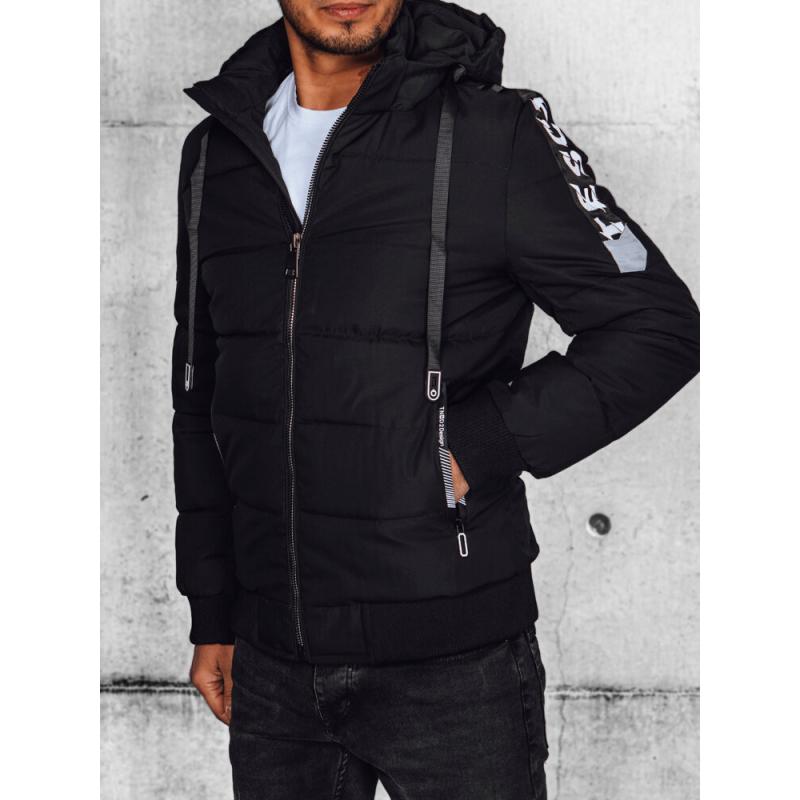 Pánská prošívaná bunda LEVA černá