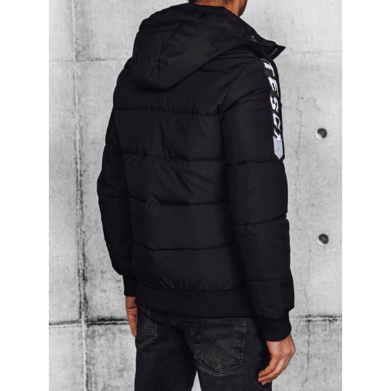 Pánská prošívaná bunda LEVA černá