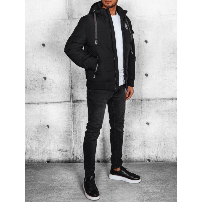 Pánská prošívaná bunda TRISH černá