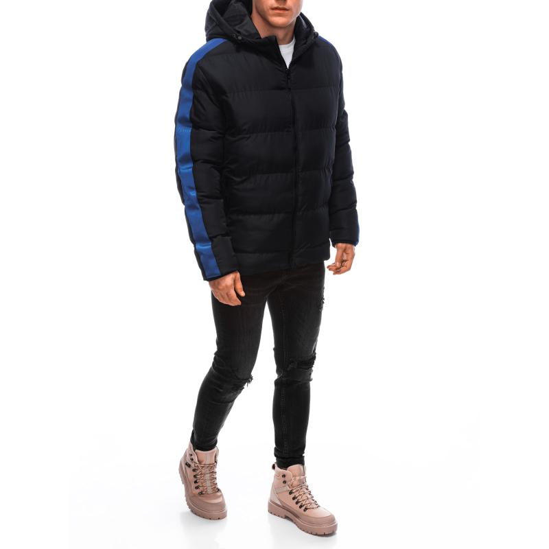 Pánská prošívaná zimní bunda V4 EM-JAHP-0101 černá 