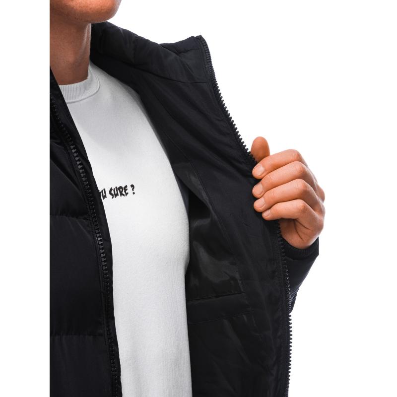 Pánská prošívaná zimní bunda V4 EM-JAHP-0101 černá 