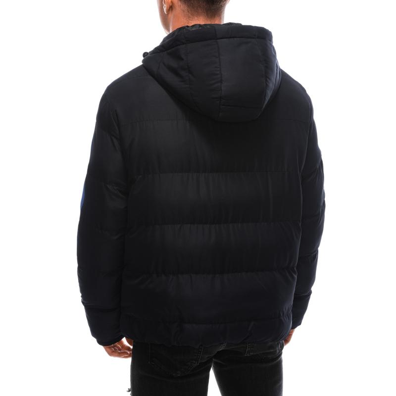 Pánská prošívaná zimní bunda V4 EM-JAHP-0101 černá 