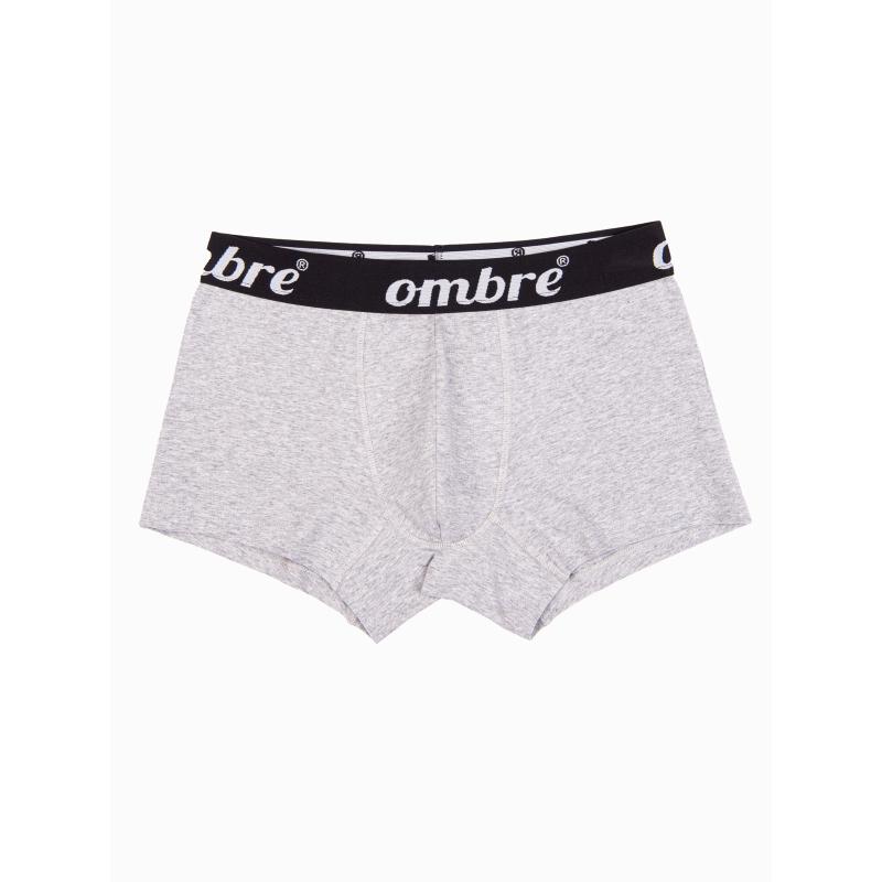 Pánske bavlnené boxerky s kontrastnou gumou 7-pack V2 OM-UNBO-0100 mix