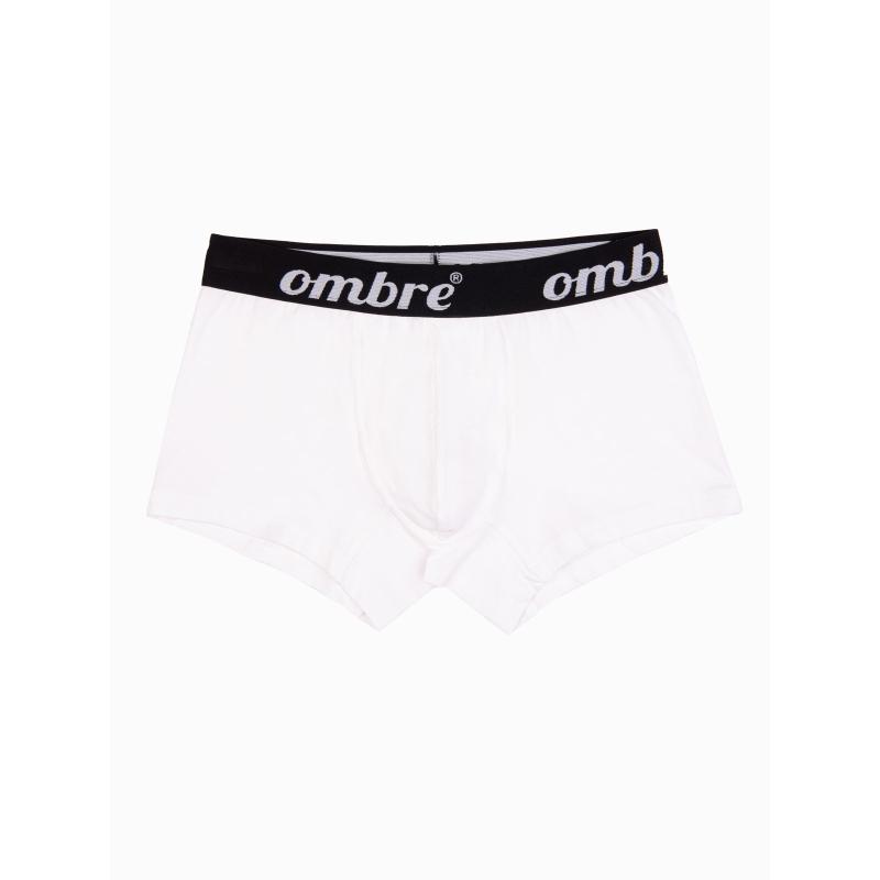 Pánske bavlnené boxerky s kontrastnou gumou 7-pack V2 OM-UNBO-0100 mix