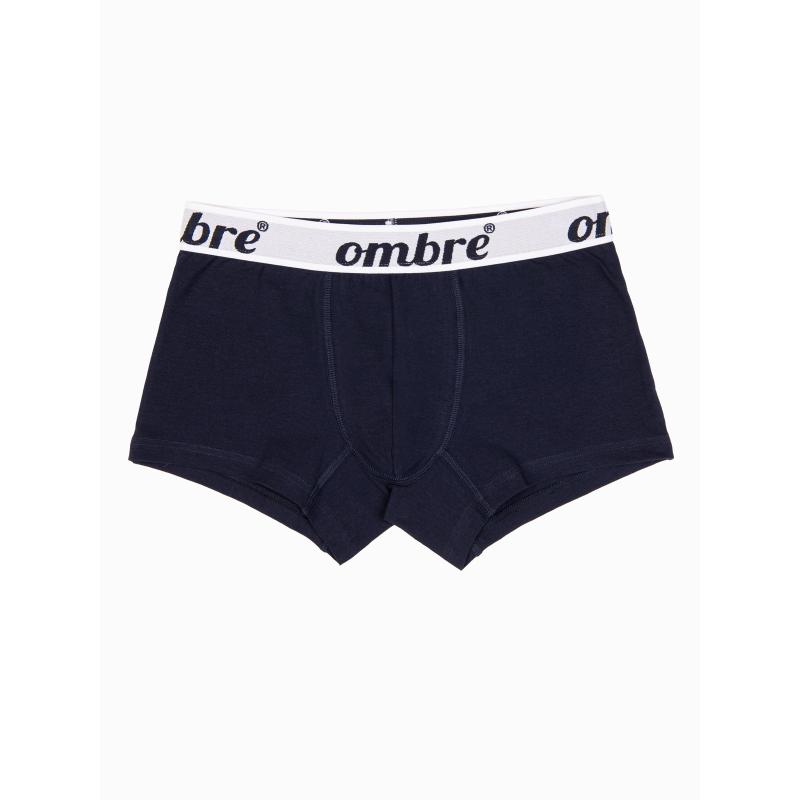 Pánske bavlnené boxerky s kontrastnou gumou 7-pack V2 OM-UNBO-0100 mix