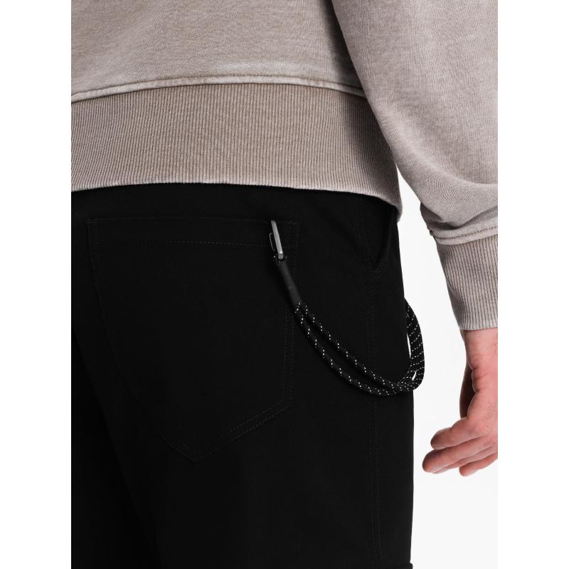 Pánske nákladné nohavice V5 OM-PACG-0189 čierna