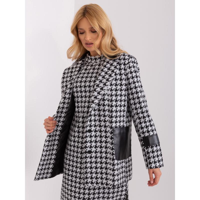 Dámská bunda KOT černobílá 