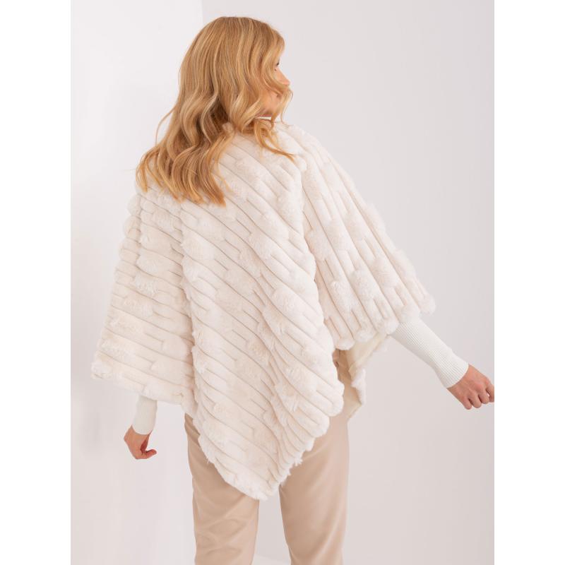 Dámské pončo ecru