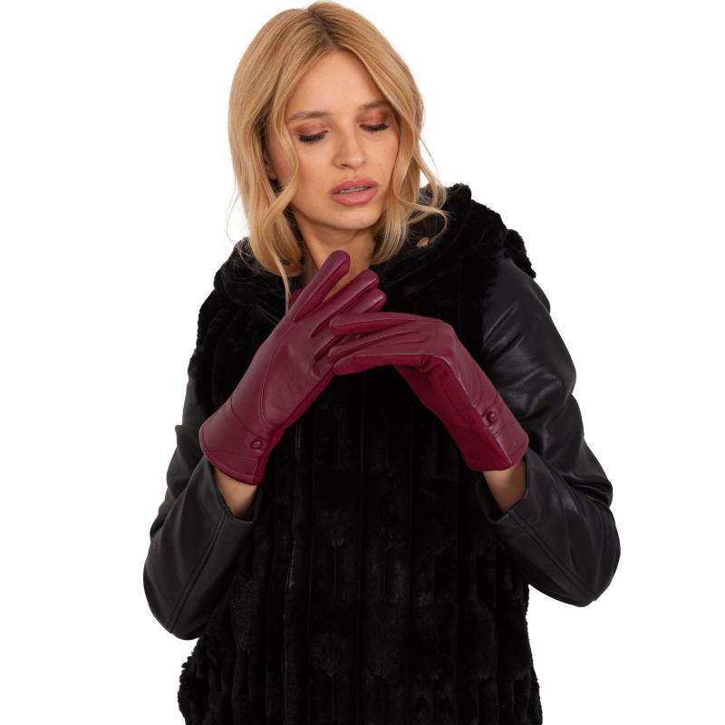 Női kesztyű HIL bordó