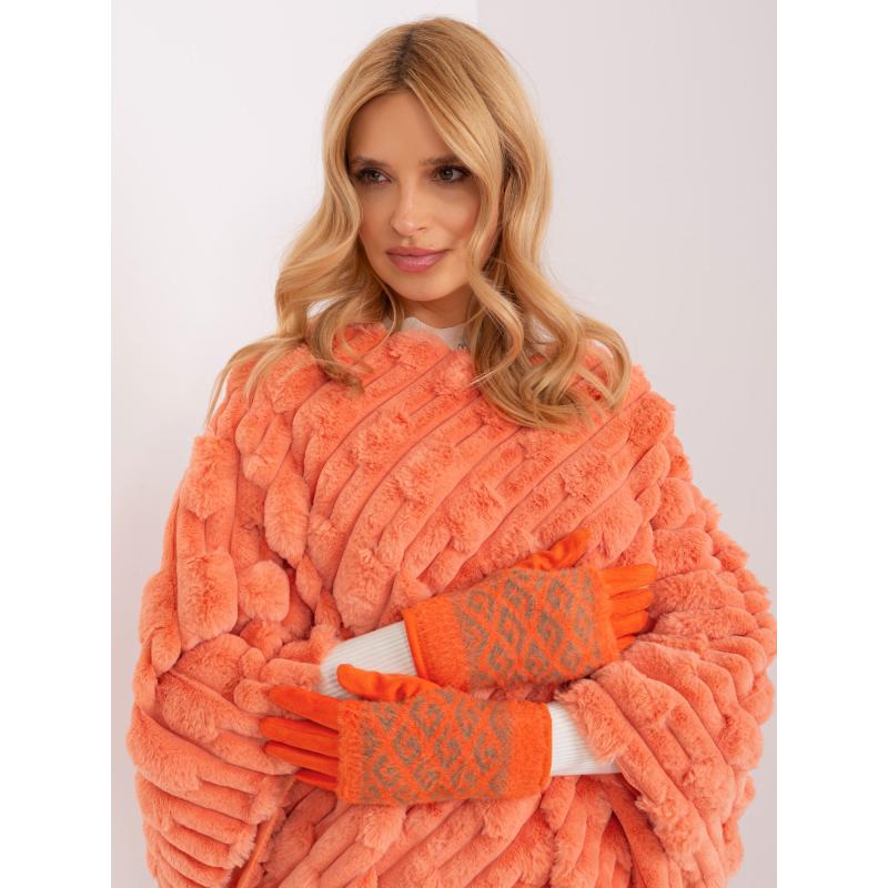 Női kesztyű OBA narancssárga