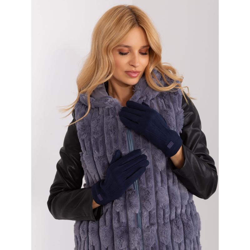 Női kesztyű UJA sötétkék