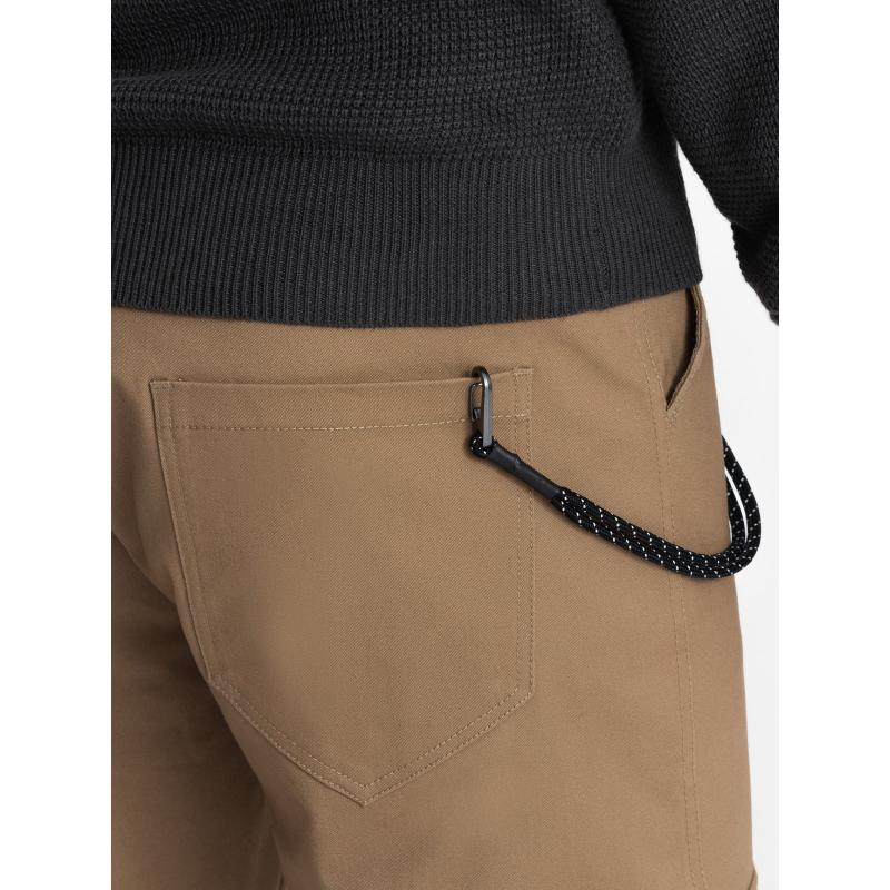 Férfi nadrág zsebekkel V2 OM-PACG-0189 barna OM-PACG-0189