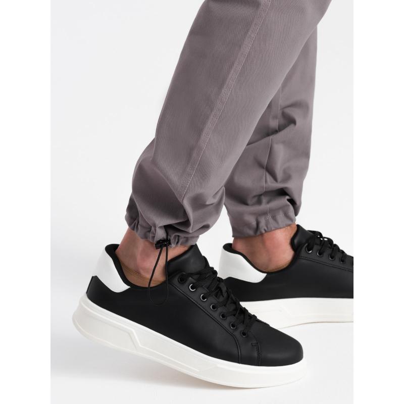 Pánske nohavice s vreckami V4 OM-PACG-0189 sivé