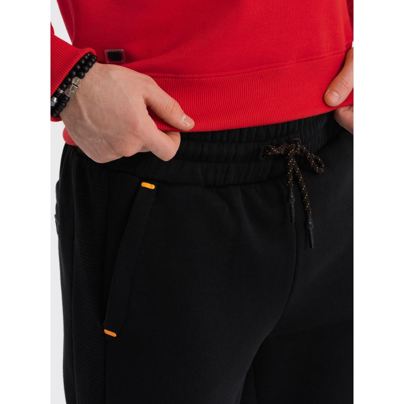 Pánské tepláky V1 OM-PASK-0145 černé 