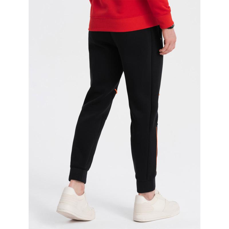 Pánské tepláky V1 OM-PASK-0145 černé 