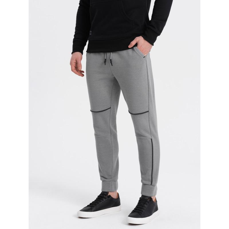 Pánske tepláky V2 OM-PASK-0145 sivé