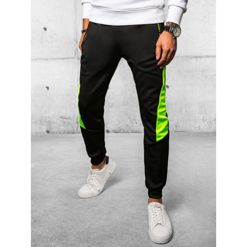 Pánske tepláky joggers s nohavicami joggers ISSA čierne