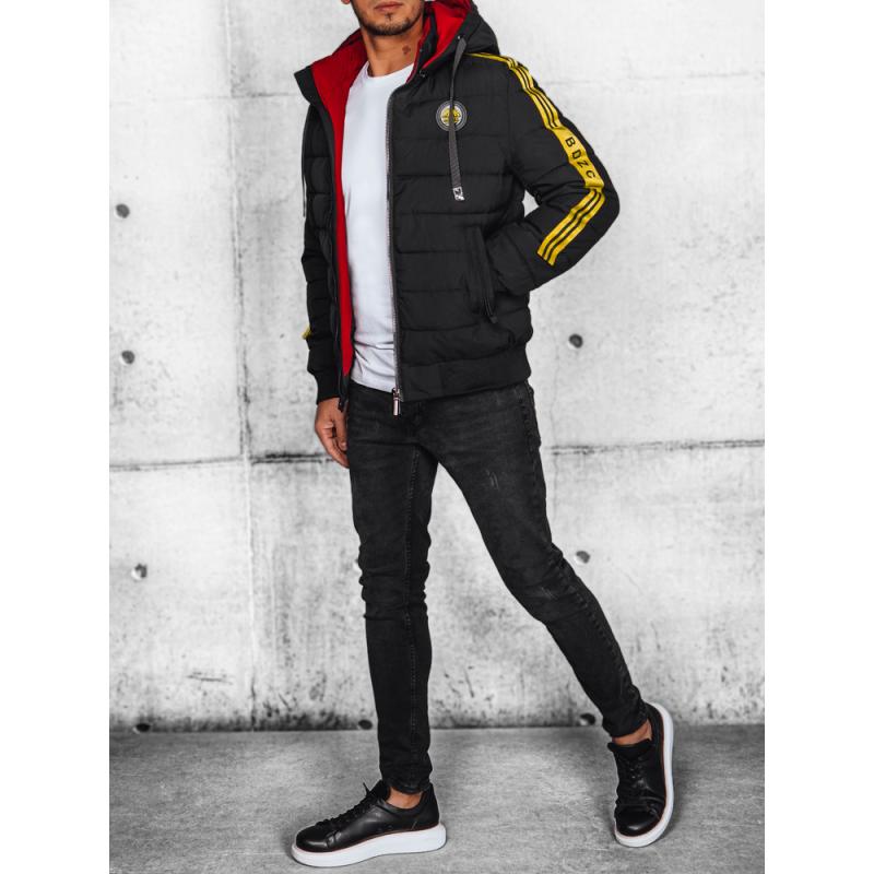 Férfi steppelt kabát STOVA fekete