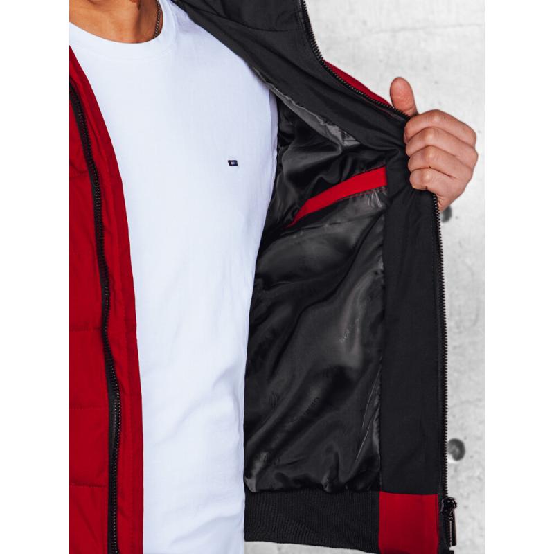 Pánská prošívaná bunda STOVA bordó