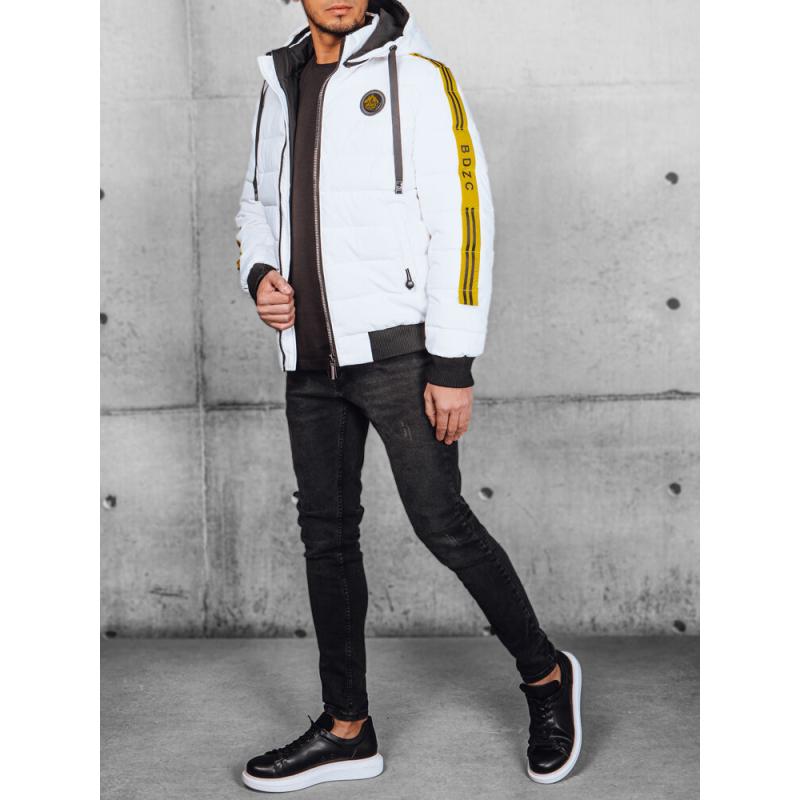 Pánská prošívaná bunda STOVA bílá