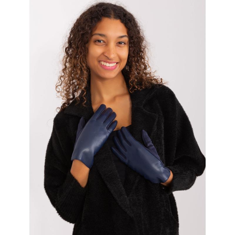 Dámské rukavice z ekokůže LIX námořnicky modré 