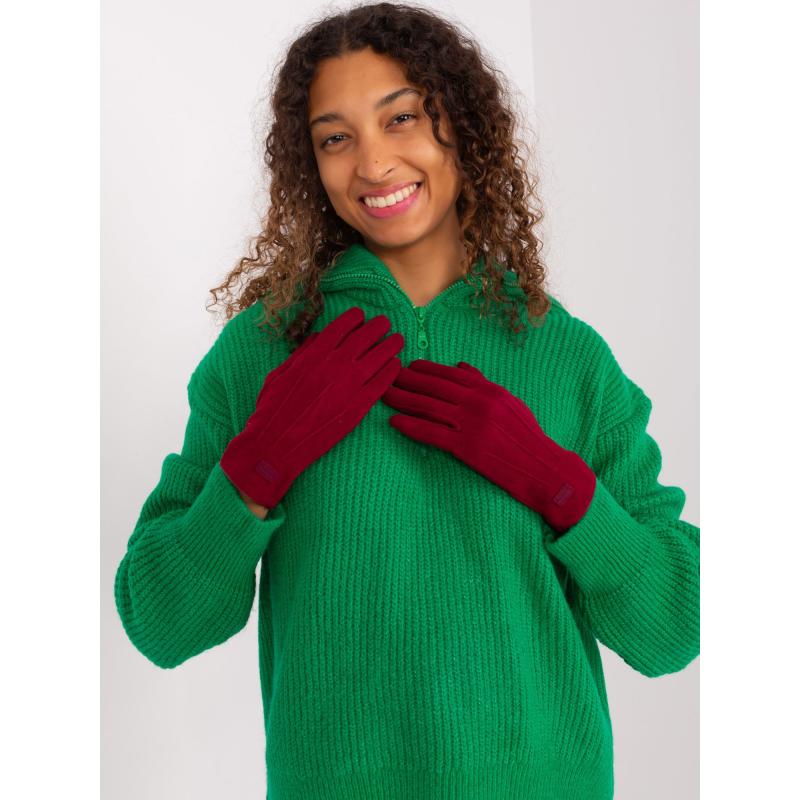 Dámské rukavice LIY bordó 