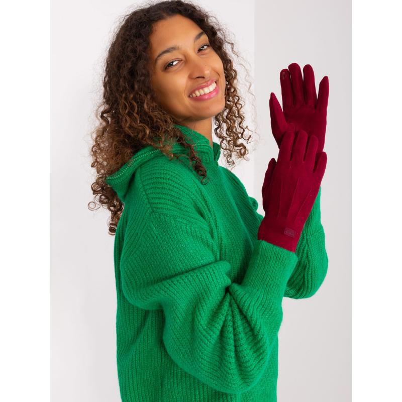 Dámské rukavice LIY bordó 