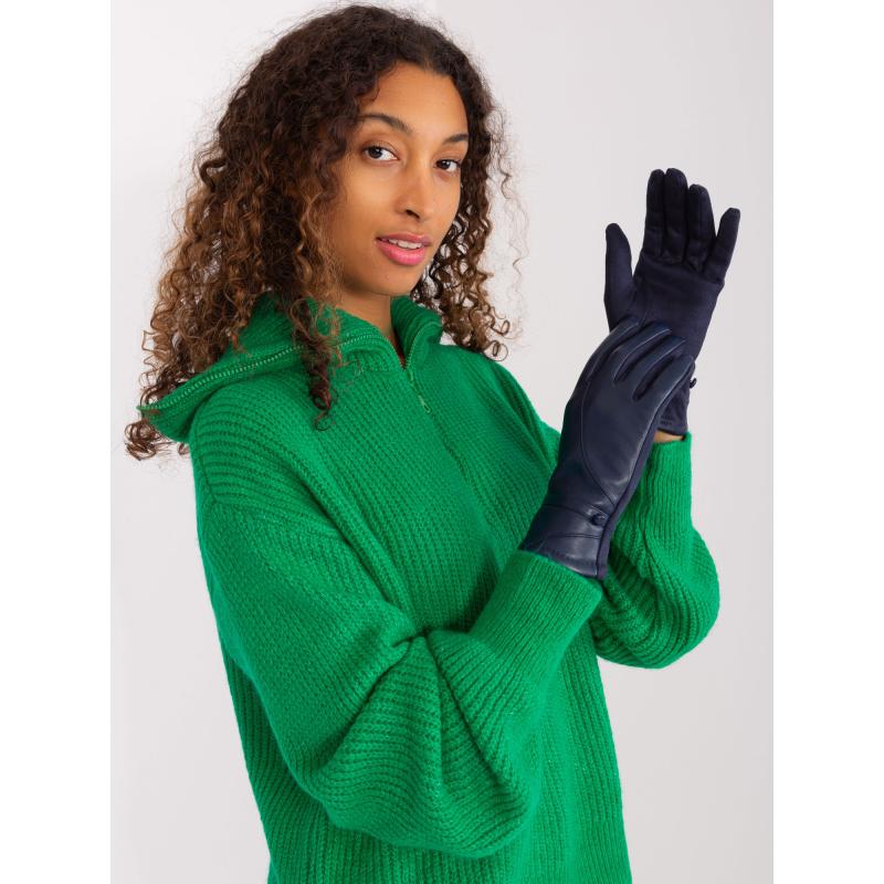 Dámské rukavice na knoflíky DIA námořnicky modré