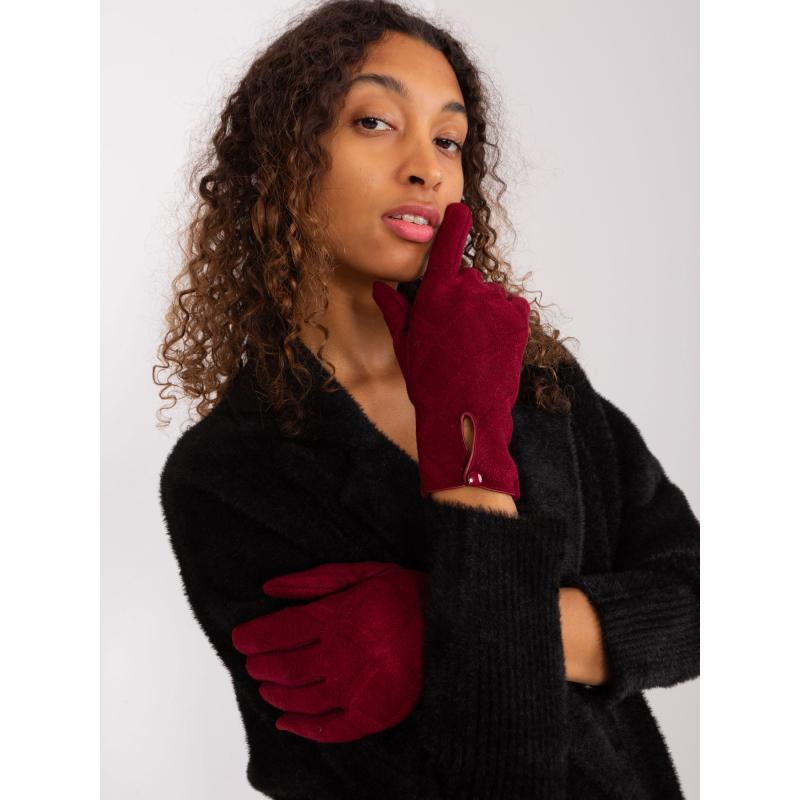 Dámské rukavice WARM bordó 