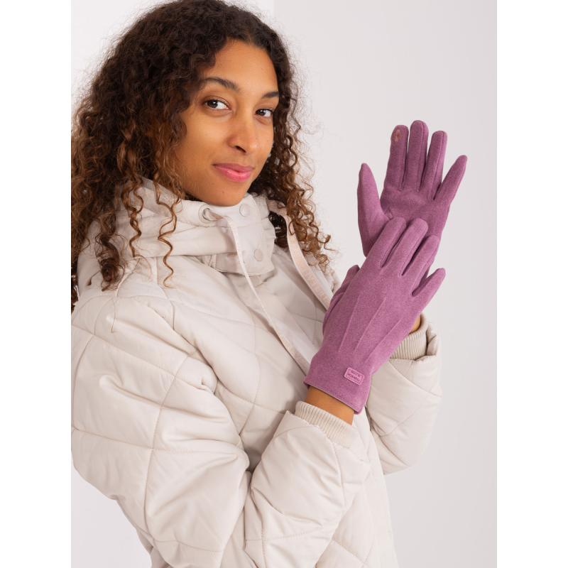 Dámske dotykové rukavice DIDA fialová